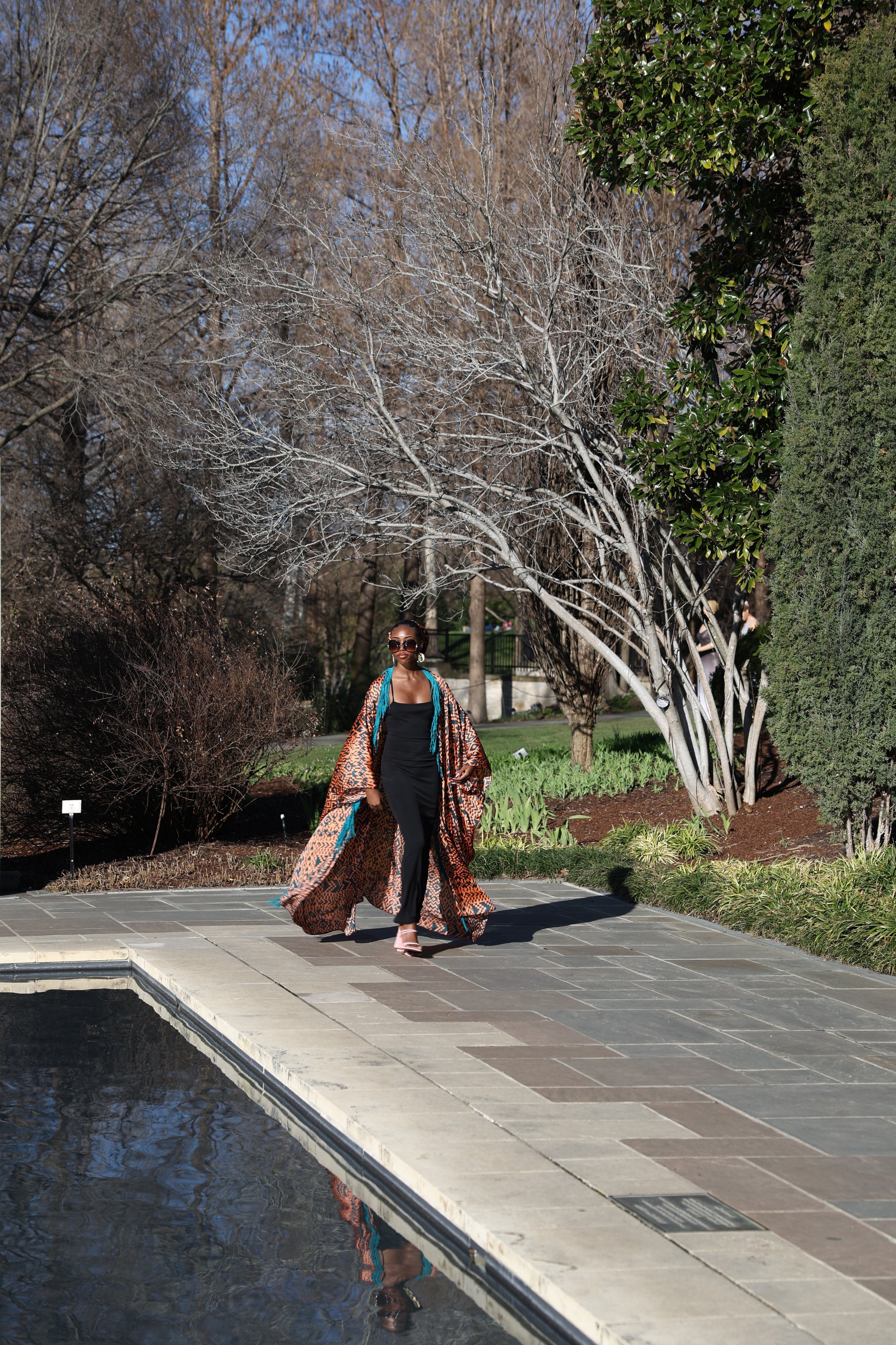 Kimono with Tribal Print